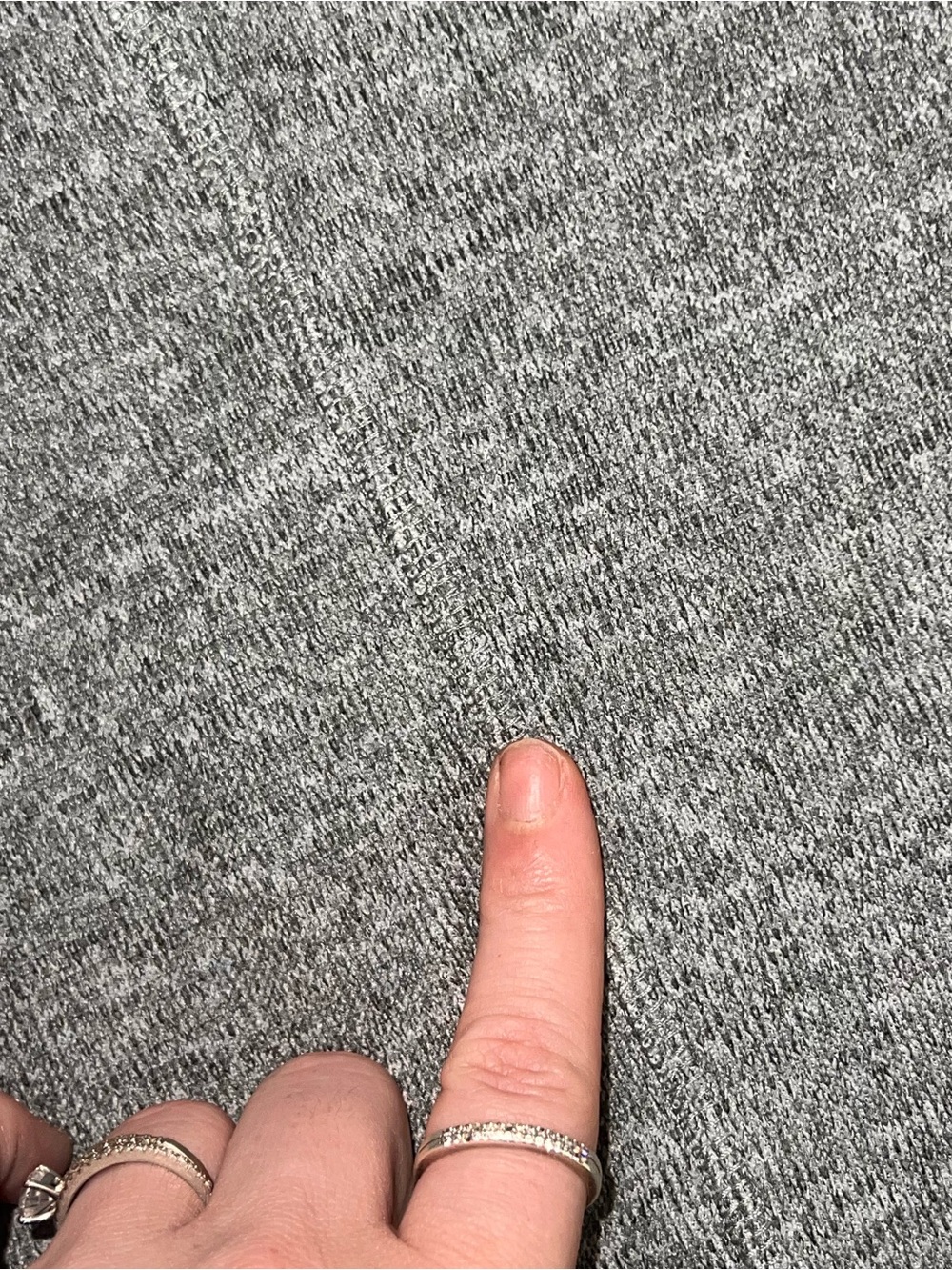 Vineyard Vines Men's Heather Gray Quarter-Zip Sweater - Picture 3 of 5